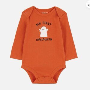 Carter's Orange My First Halloween Bodysuit 18 Month
